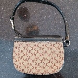 Anne Klein Small Zippered Pouch Wristlet